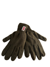 Load image into Gallery viewer, Lined Ragg Wool Gloves with Genuine Deer Skin Leather Palm