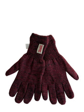 Load image into Gallery viewer, Lined Ragg Wool Gloves with Genuine Deer Skin Leather Palm