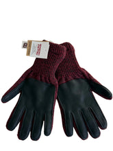 Load image into Gallery viewer, Lined Ragg Wool Gloves with Genuine Deer Skin Leather Palm