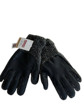 Load image into Gallery viewer, Lined Ragg Wool Gloves with Genuine Deer Skin Leather Palm