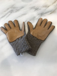 Leather Palmed Wool Gloves Smaller Hands - Great Alaska Glove Company